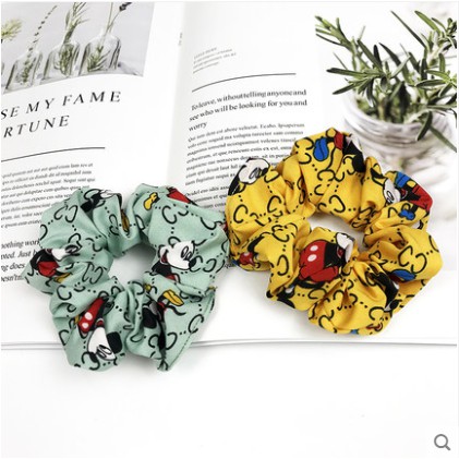 Dây buộc tóc, Cột tóc Scrunchies Chuột Mickey