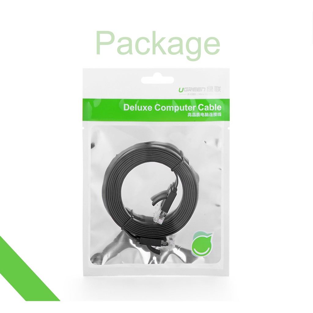 Dây Cáp Mạng Đúc Sẵn Cat6 UTP 1000Mbps Ugreen NW104 Chính Hãng