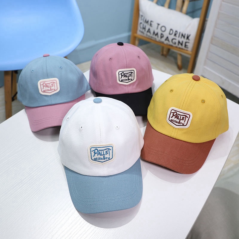 Mũ cho bé chất vải xịn cao cấp thêu hình dễ thương phong cách hàn quốc cho bé trai bé gái 3 - 7 tuổi