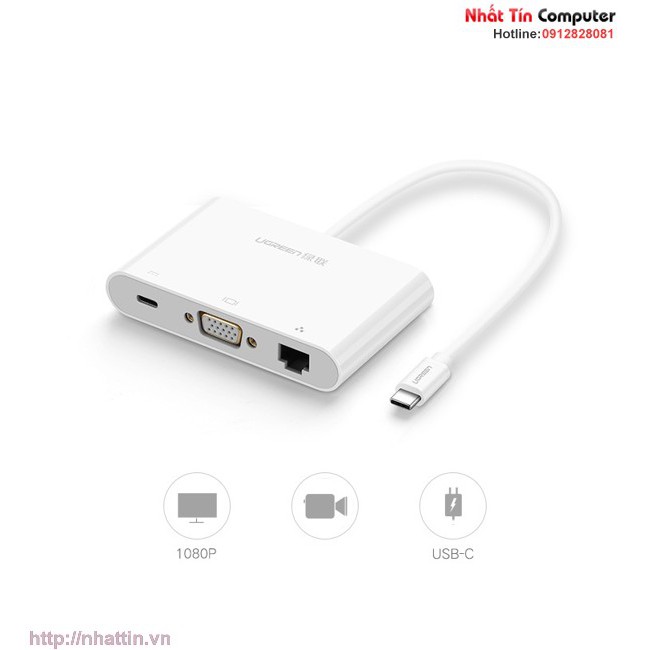 Cáp Chuyển Type-C Ra USB 3.0, VGA, USB-C