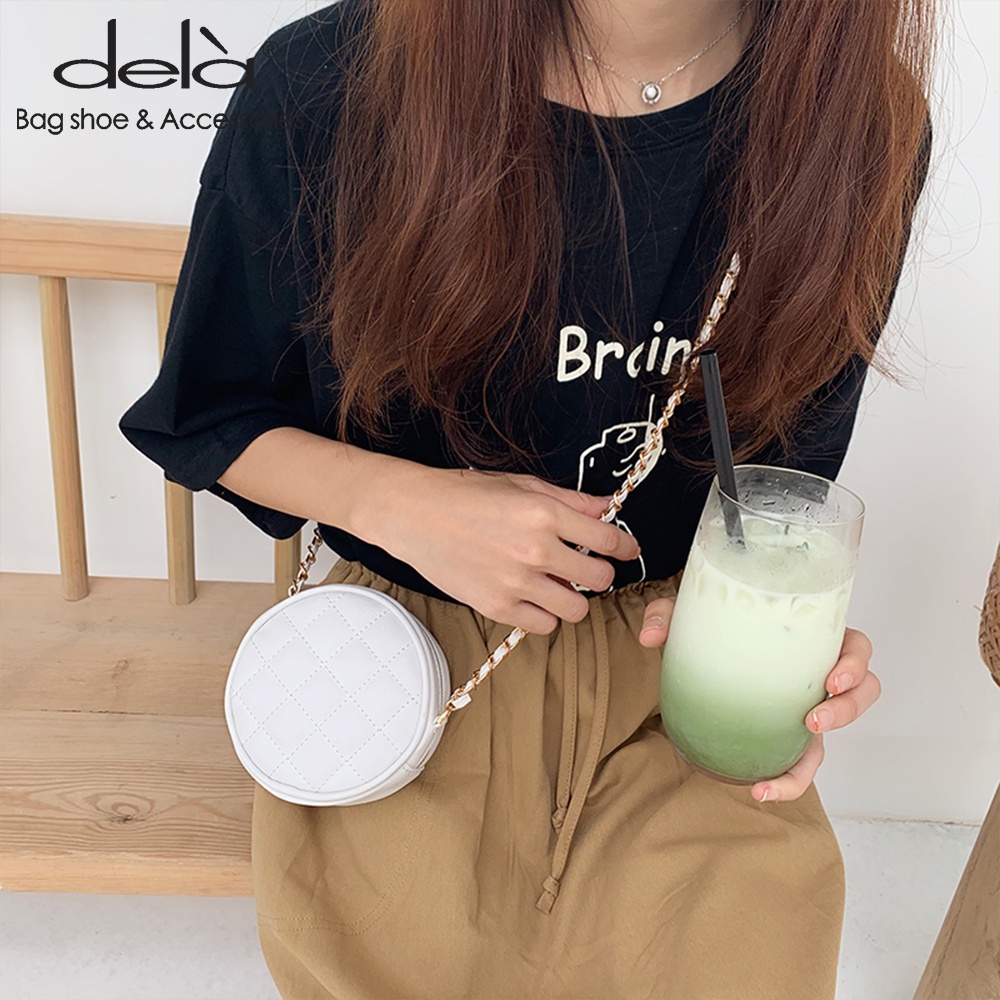 Dela Túi Đeo Chéo Hình Thoi mini Dễ Thương Thời Trang Xuân Hè Phong Cách Hàn Quốc Cho Nữ