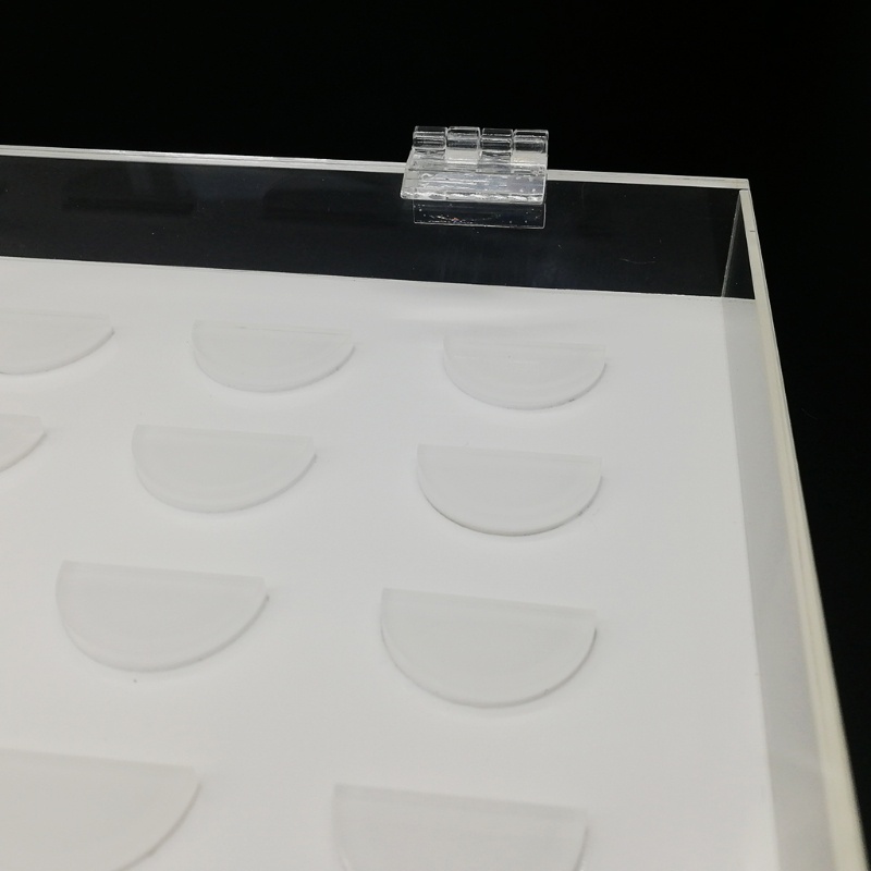 Set 12 Cặp Lông Mi Giả Bằng Acrylic Trong Suốt Trưng Bày