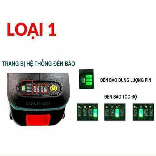 Máy Siết Bulong mkt 3 Tốc Độ Loại 1 - full Phụ Kiện