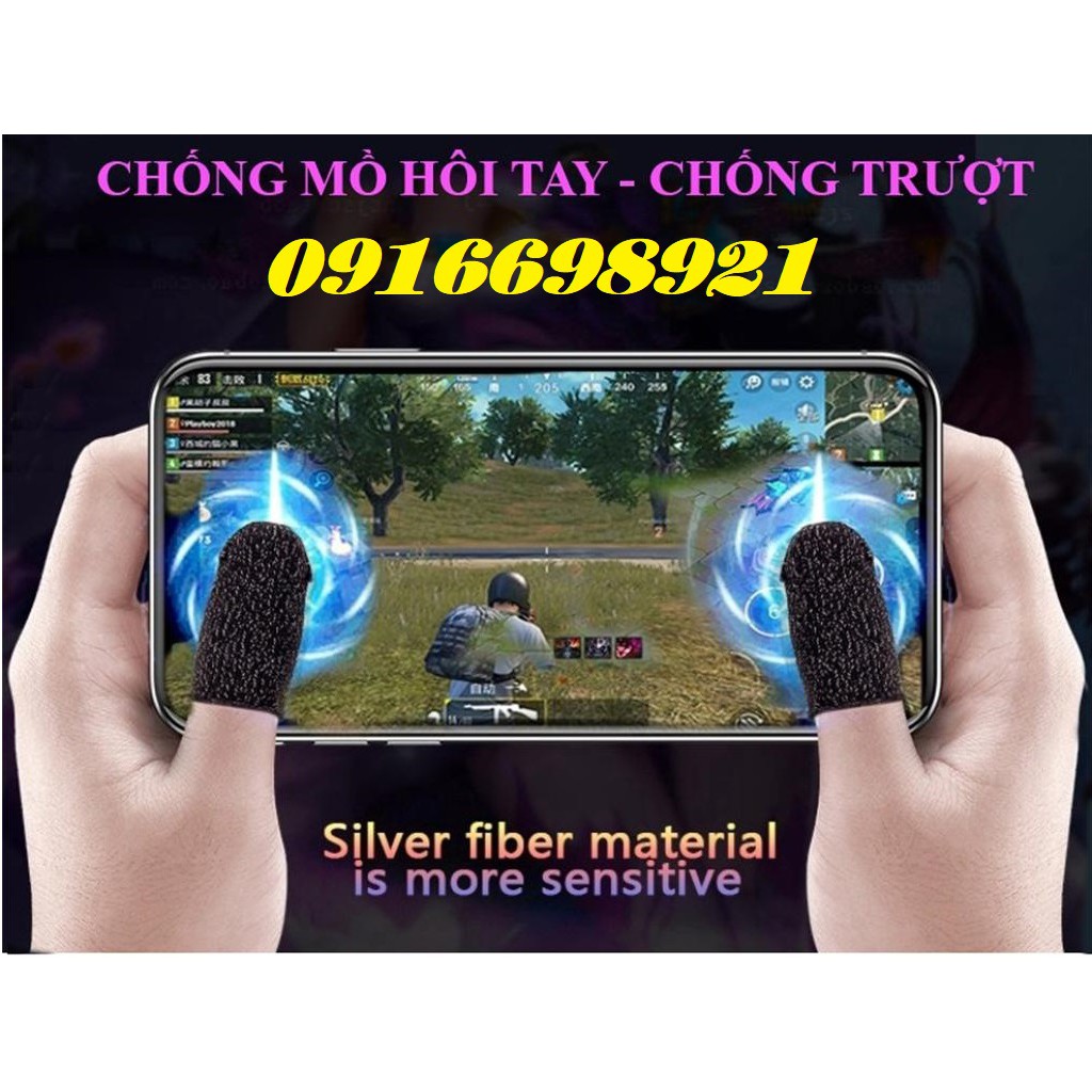 Bộ bao tay chống mồ hôi tay chuyên dụng chơi game mobile | BigBuy360 - bigbuy360.vn