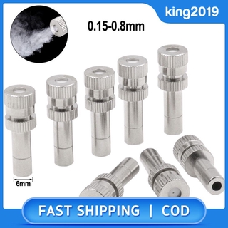 Đầu Vòi Phun Sương Áp Suất Thấp 6mm 0.15-0.8mm Chất Lượng Cao