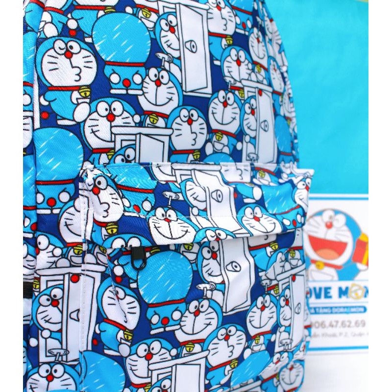 CẶP BALO DORAEMON DOREMON ĐI HỌC, ĐỰNG LAPTOP, VẢI DÀY DẶN CHẮC CHẮN