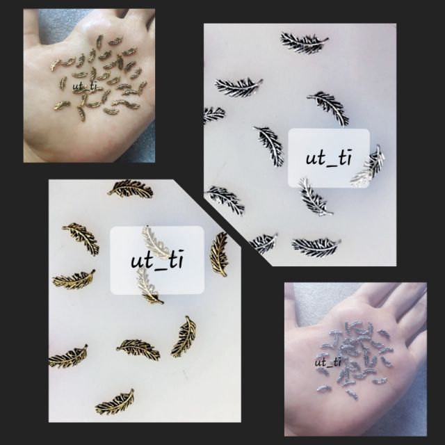 Charm lá lông vũ mã 4