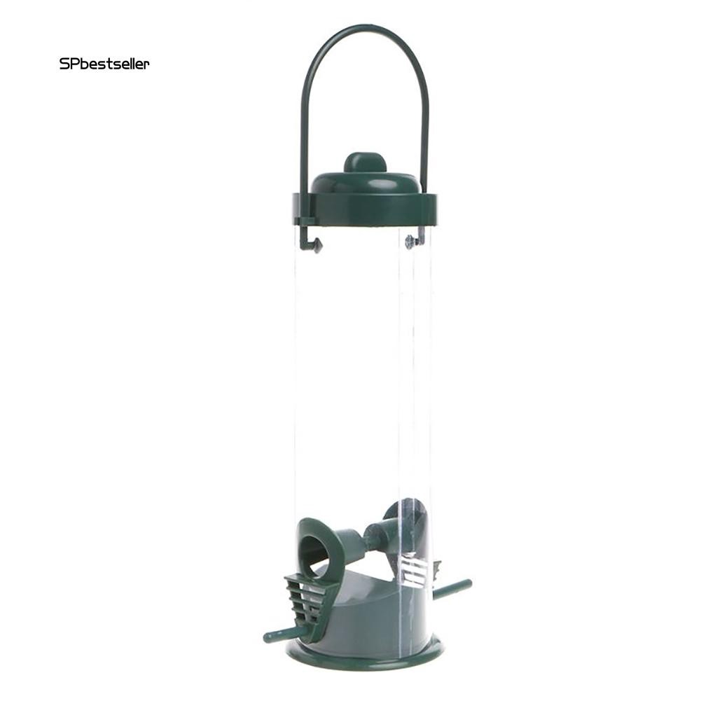 Bình treo thức ăn cho chim bằng nhựa tiện dụng