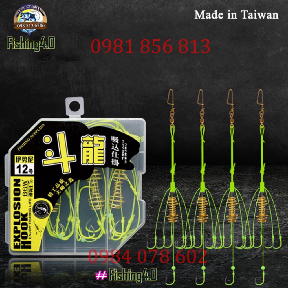 Hot sale Lưỡi Lăng Xê Lancer Chất Lượng Tốt - hộp 4 bom lưỡi - made in taiwan - AA4 - uy tín - sale