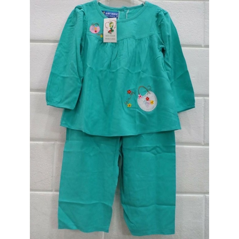 Bộ dài tay lanh Bảo Ngọc size 6kg đến 38kg