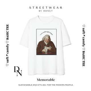 Áo thun cotton oversize unisex retro