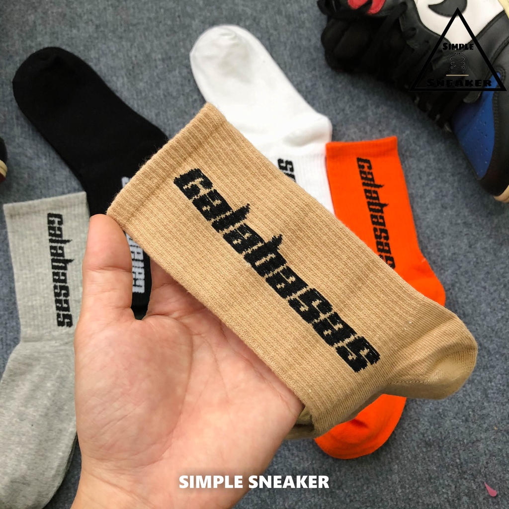 Tất Cổ Cao Thể Thao Galabasas💙FREESHIP💙Vớ Thời Trang Nam Nữ Unisex - Chất Cotton Thoáng Mát Êm Ái Mang Giày Sneaker