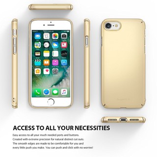 Ốp lưng Ringke Slim iPhone SE / 7 / 8 (Xanh - Frost Mint) - Nhập khẩu Hàn Quốc