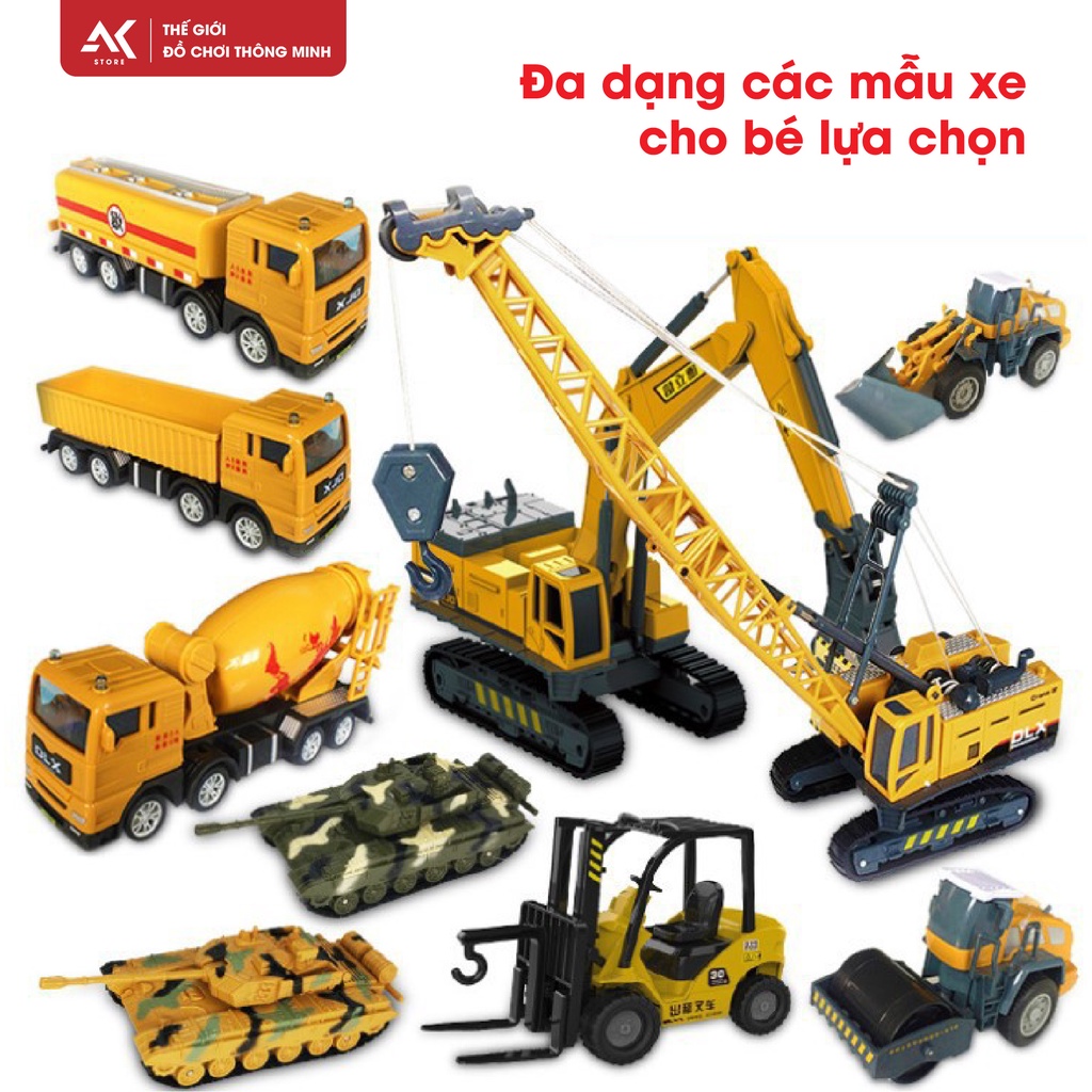 [HOT] Xe Đồ Chơi Mô Hình Công Trình Xây Dựng Cho Bé, Chất Liệu Nhựa An Toàn, Sắc Sảo Bền Và Đẹp