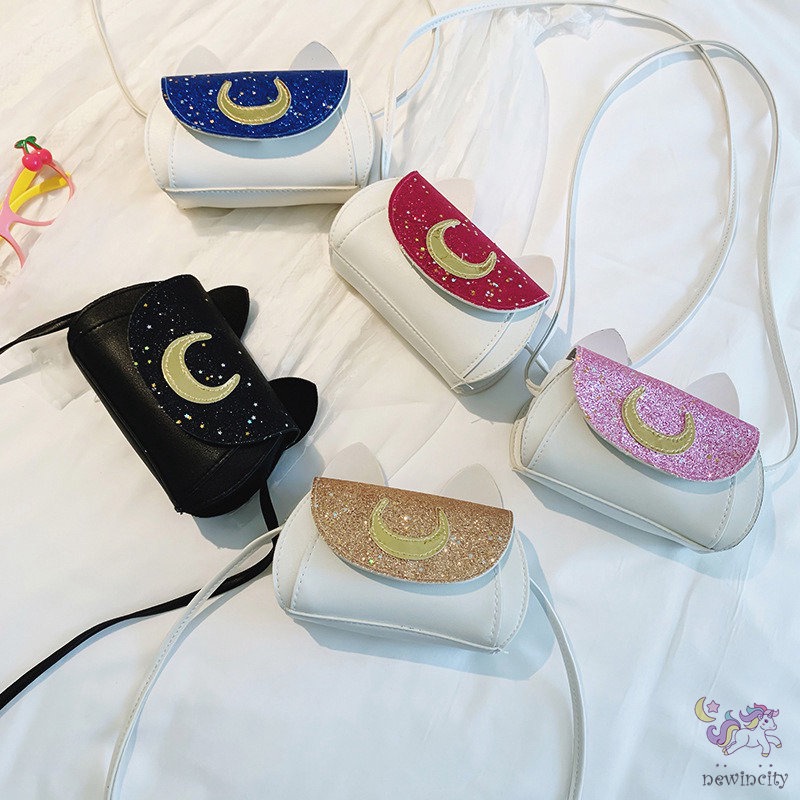 Túi Đeo Chéo Đựng Tiền Xu Họa Tiết Hoạt Hình Kiểu Hàn Quốc Thời Trang Mùa Hè Cho Bé Gái