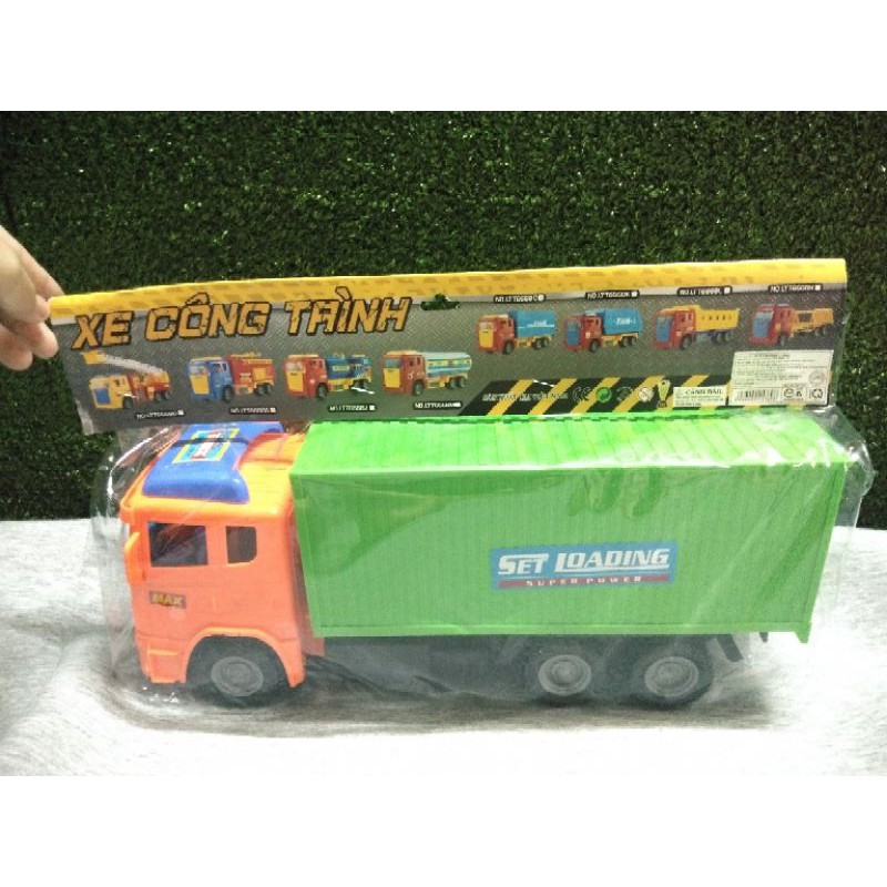Đồ Chơi Xe Container Tải Hạng Nặng Có Trớn Hàng VN