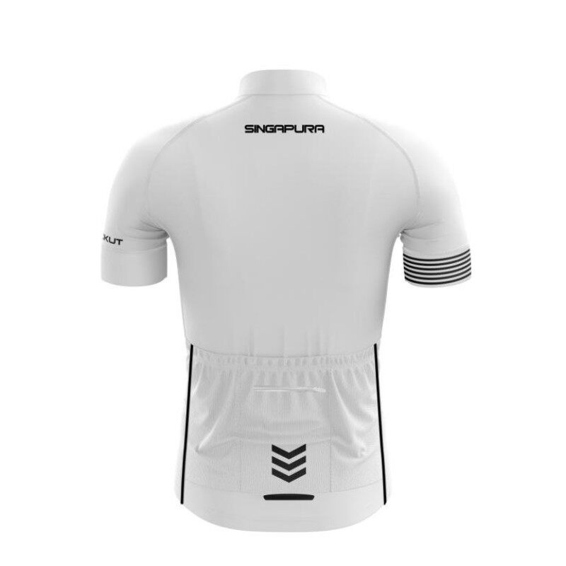 Áo Đi Xe Đạp Jersey BIZKUT Cao Cấp Màu Trắng Thời Trang Mới 2022 Dành Cho Nam Nữ