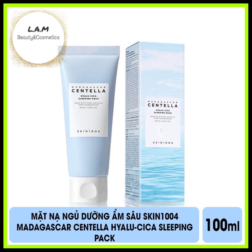 Mặt Nạ Ngủ Dưỡng Ẩm Sâu Chiết Xuất Hyalu-Cica Skin1004 Madagascar Centella Hyalu-Cica Sleeping Pack