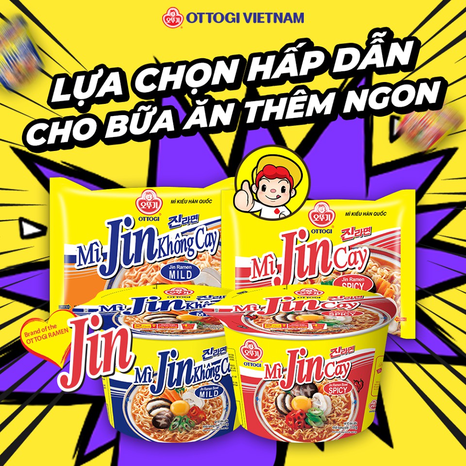 Mì tô Jin cay Ottogi 110g