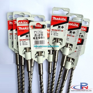 Mũi khoan bê tông nemesis ii 6, 8 makita b-57978 b-58104