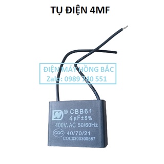 10 tụ điện 4mf 400VAC- dùng cho quạt và thiết bị điện khác