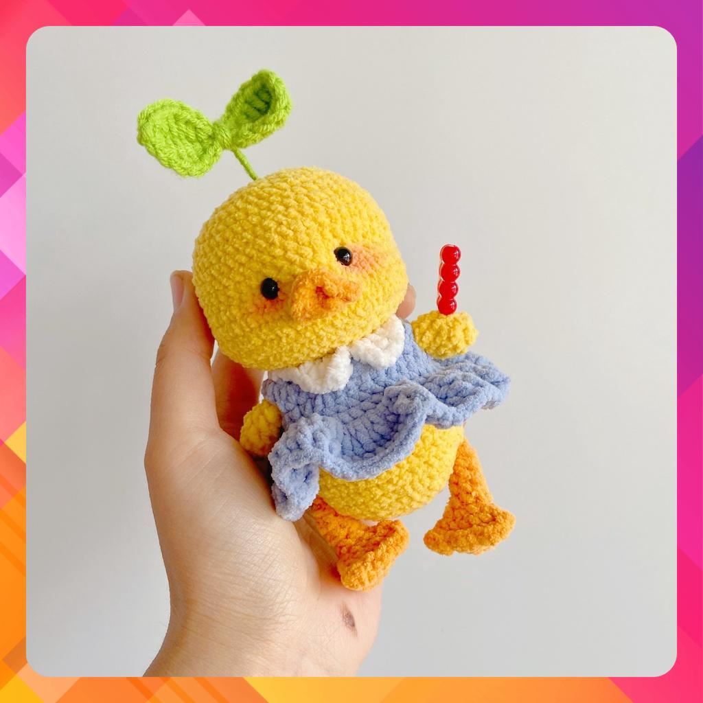 [Công thức giấy đọc kỹ mô tả]  Chart Tiếng Việt chú Vịt ngồi siêu đáng yêu  - Yêu Handmade