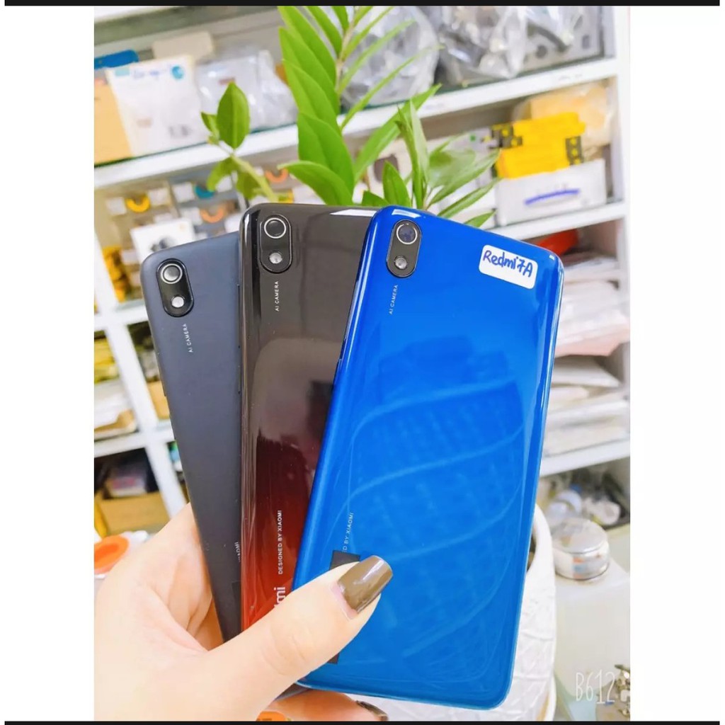 bộ vỏ Redmi 7A - xiaomi (gồm lưng, xương và phím bấm)