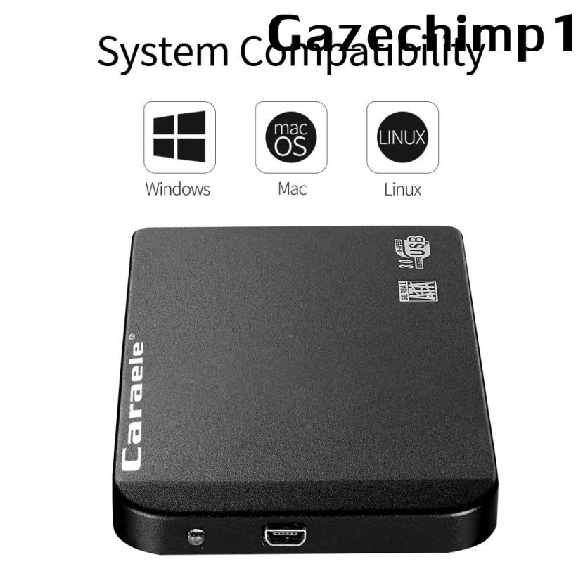 Ổ Cứng Di Động Siêu Mỏng 2.5 "Usb 3.0 Hdd 80gb Gazechimp1