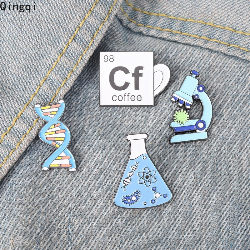 Ghim cài áo Miss Zoe hình kính hiển vi hoạt hình sáng tạo cho trẻ