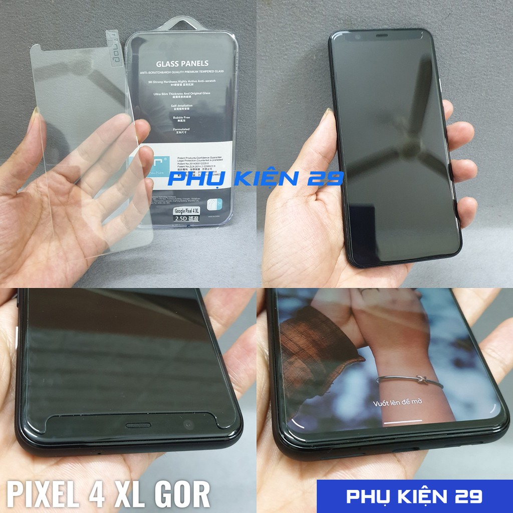 [Google Pixel 4XL/ 4 XL] Kính cường lực cao cấp chống bám vân tay GOR