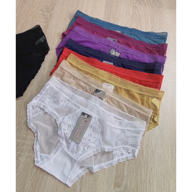 Quần lót lưới Phối ren - Đồ lót nữ thái Ôm mông Tôn dáng vòng 3 Gợi cảm 2027