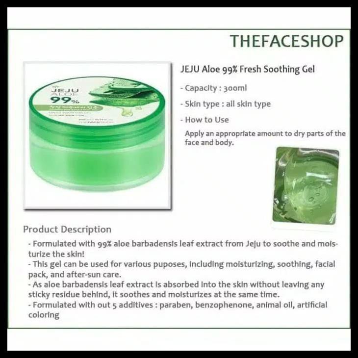 (Hàng Mới Về) Gel Lô Hội The Face Shop 300ml Chăm Sóc Da