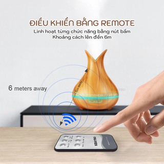 Máy xông tinh dầu hoa Tulip