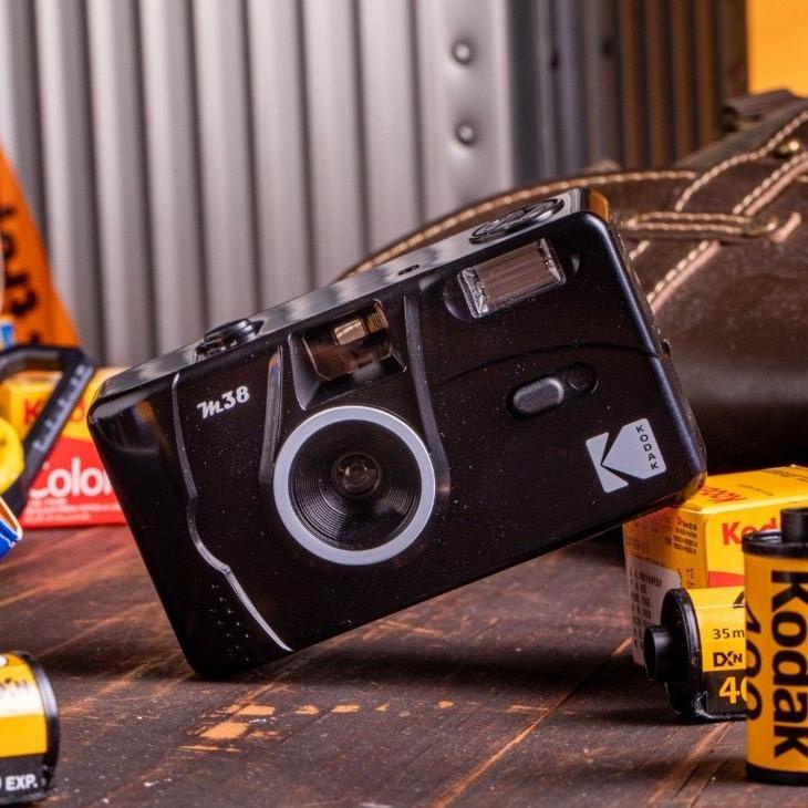 Máy ảnh phim KODAK M35 / M38 35mm có thể tái sử dụng phim phong cách vintage nhiều màu sắc tùy chọn