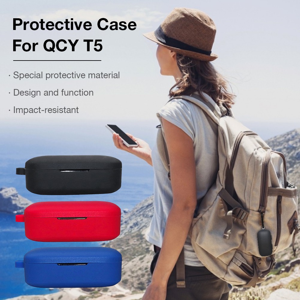 Vỏ silicon bảo vệ tai nghe không dây bluetooth T5 chống rơi
