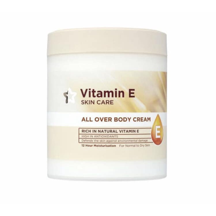 KEM DƯỠNG THỂ SUPERDRUG VITAMIN E SKIN CARE BODY CREAM 475G - 11329