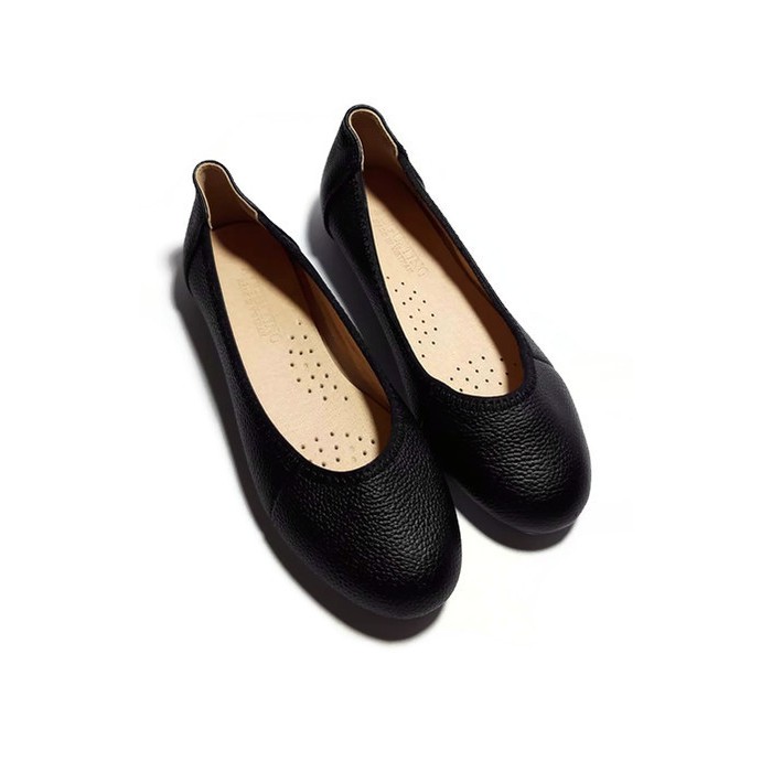 [[SALE]] Giày Mọi Da Bò Thật Đế Bằng Augustino | BigBuy360 - bigbuy360.vn