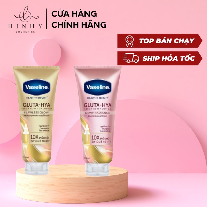 Sữa dưỡng thể Vaseline Healthy Bright Gluta Hya