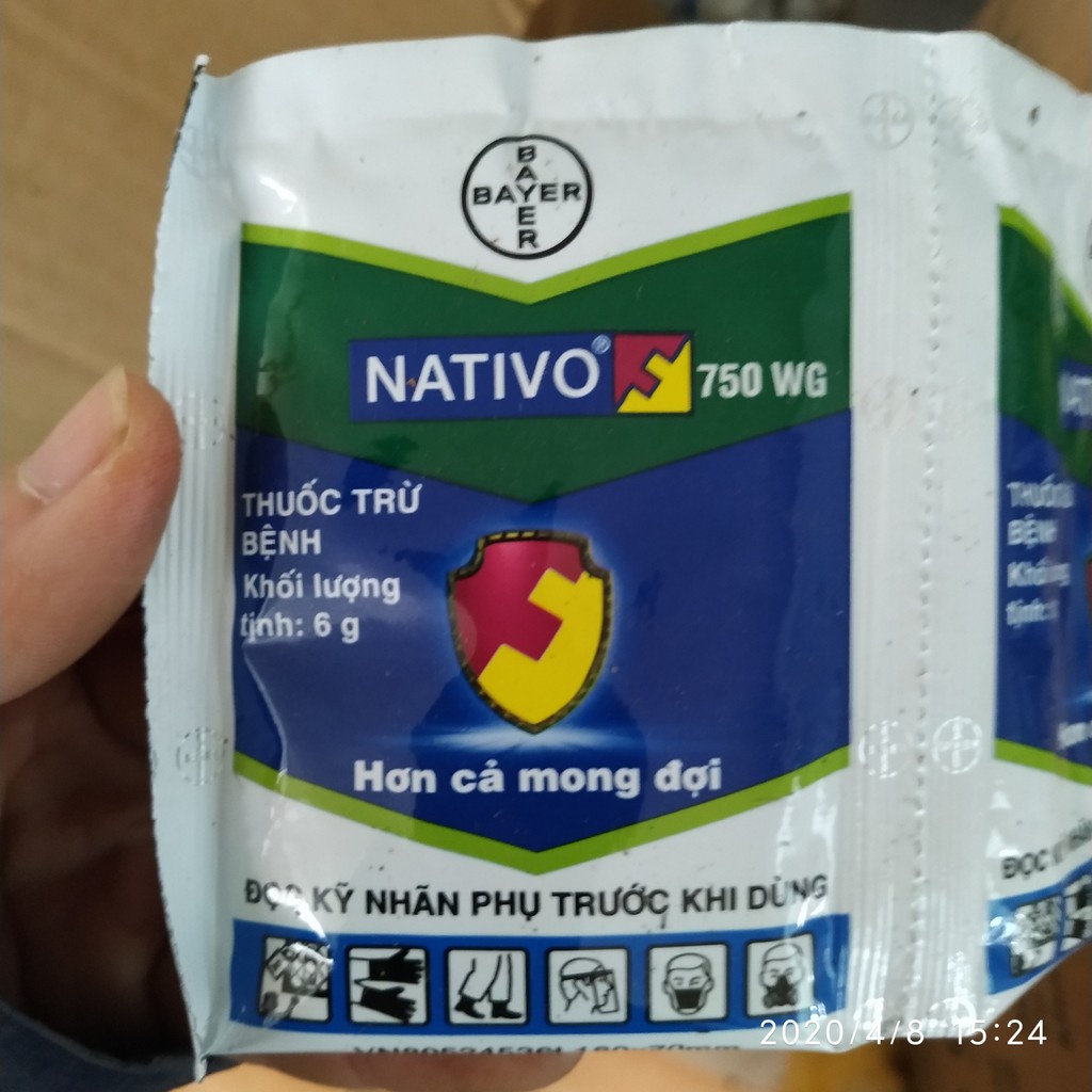 Nativo 750WG – Đặc trị thán thư, phấn trắng hiệu quả 6GRAM