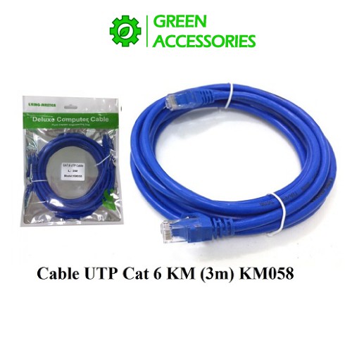 Cáp mạng LAN KingMaster RJ45 UTP Cat 6 10m-5m-3m-1.5m - Cáp chất lượng chính hãng