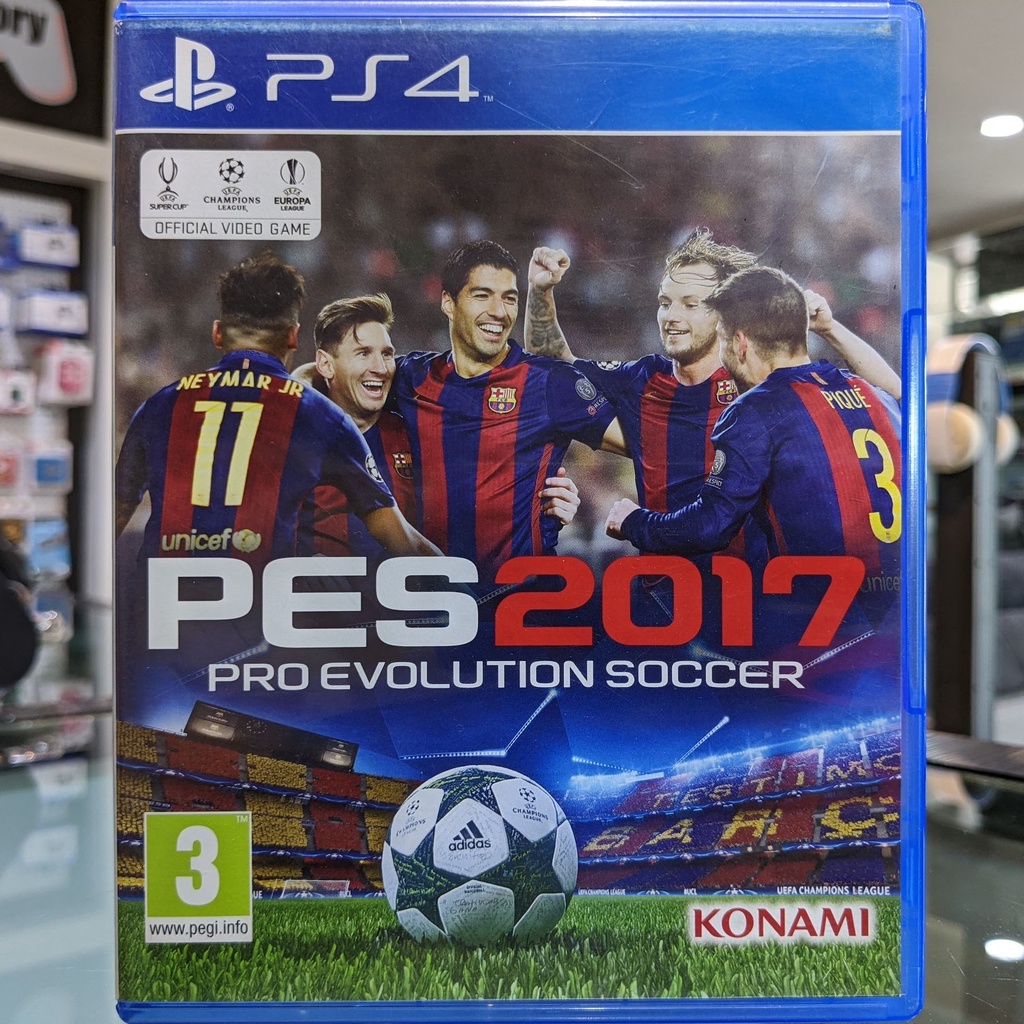 (Tiếng Anh) Đĩa PS4 PES 2017 PS4 Game PS4 cũ (Có thể chơi với PS5 Pro Evolution Soccer Winning Eleve