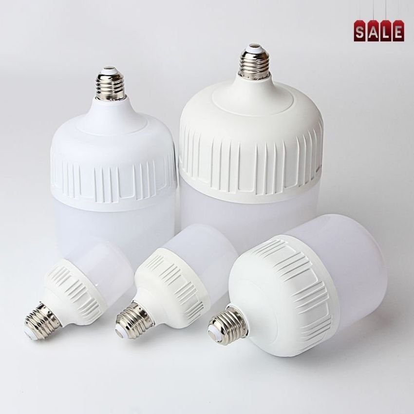 Bóng đèn LED Tiết Kiệm Năng Lượng Siêu Sáng Công Suất Cao Trụ Trắng 5W 10W 15W 20W 30W 40W 50w