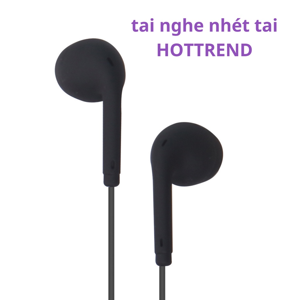 Tai nghe có dây nhét tai BOMAN có mic âm thanh êm nhiều màu sắc Macaron HOTTREND  độc lạ jack cắm 3.5mm cho điện thoại