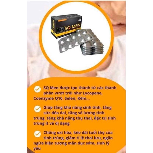 Combo SQ Men + SQ Women - Hỗ trợ khả năng sinh sản nam nữ