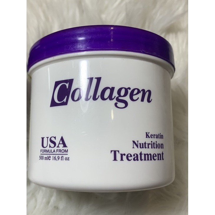 Hấp Dầu Collagen Tiwan 500ml Siêu Bóng Mượt
