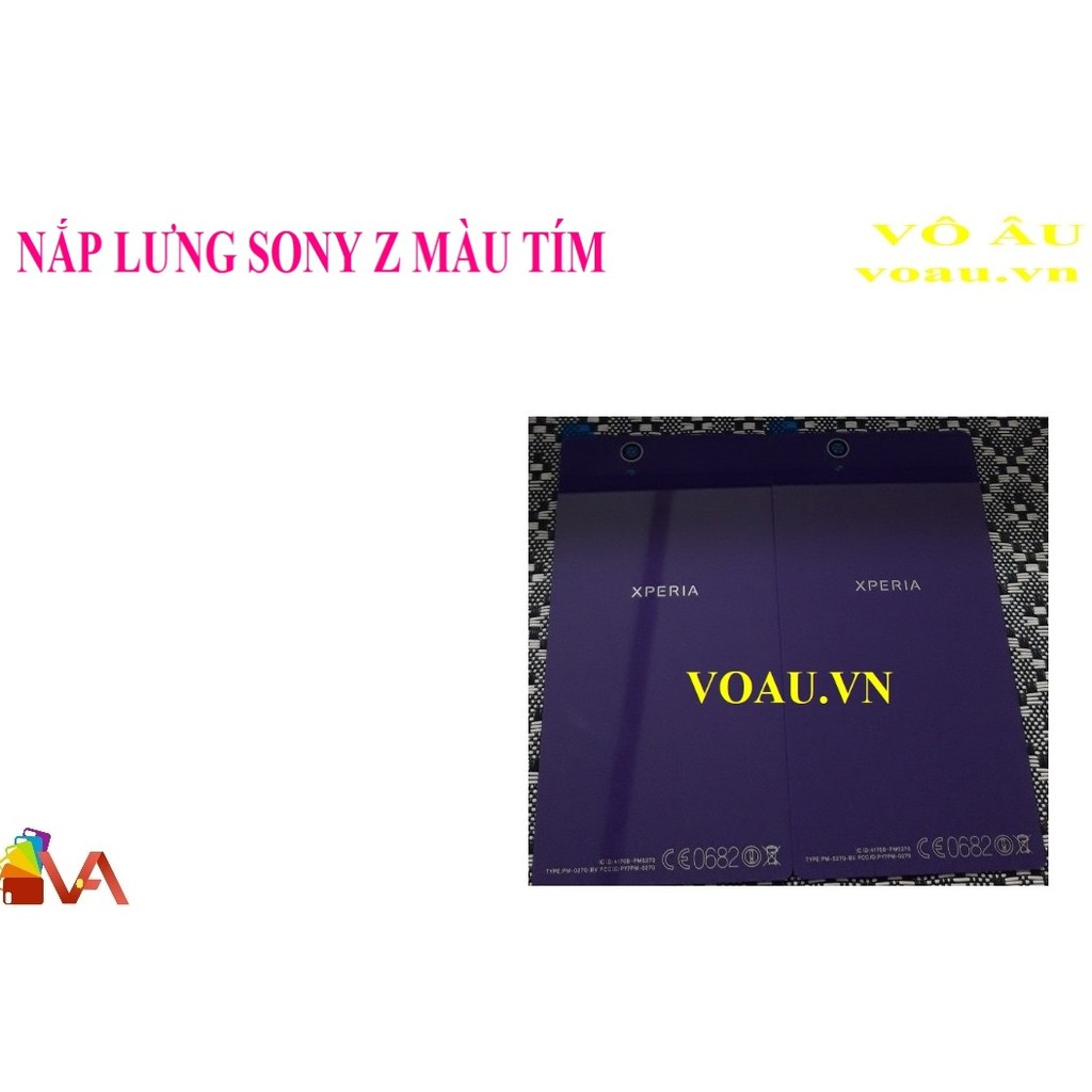 NẮP LƯNG SONY Z MÀU TÍM