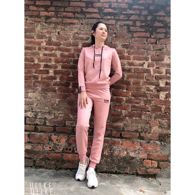 💥Bộ nỉ thể thao nữ có mũ túi bụng hàng xuất dư đẹp💥ảnh thật 100% | BigBuy360 - bigbuy360.vn