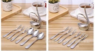 Set thìa dĩa inox thiên nga