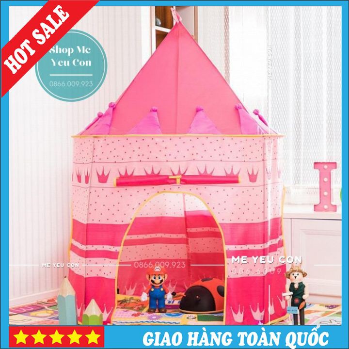 Lều Lâu Đài Cho Bé Trai Bé Gái, Lều Công Chúa Hoàng Tử, Lều Chóp Rẻ Bền Đẹp【CASTLE】