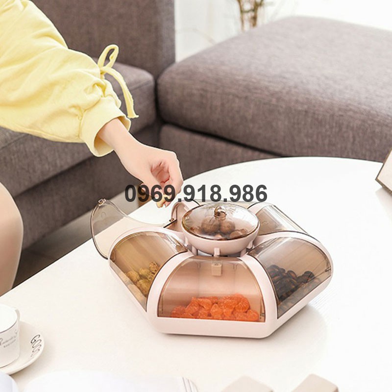 🍓 Khay Đựng Mứt Bánh Kẹo Tết 6 Cánh Tự Bung Đẹp Cao Cấp Giá Gốc Sỉ Rẻ 🍰 Tổng Kho Gia Dụng Hồ Chí Minh 🍰